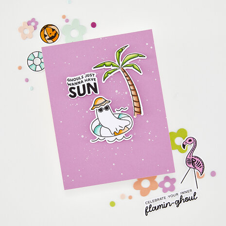 Hero Arts Summerween Stamp & Cut Ghoul Summer (DC361) Hero Arts Summerween Stamp & Cut Ghoul Summer (DC361)