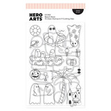 Hero Arts Summerween Stamp & Cut Beach Boos (DC360)