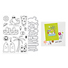 Hero Arts Summerween Stamp & Cut Beach Boos (DC360) Hero Arts Summerween Stamp & Cut Beach Boos (DC360)