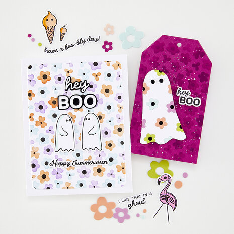 Hero Arts Summerween Layering Stencil Set Flower Power (SA328) Hero Arts Summerween Layering Stencil Set Flower Power (SA328)