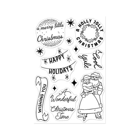 Hero Arts Vintage Vinyl Stamp Set Wishing You (CM829)