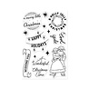 Hero Arts Vintage Vinyl Stamp Set Wishing You (CM829)