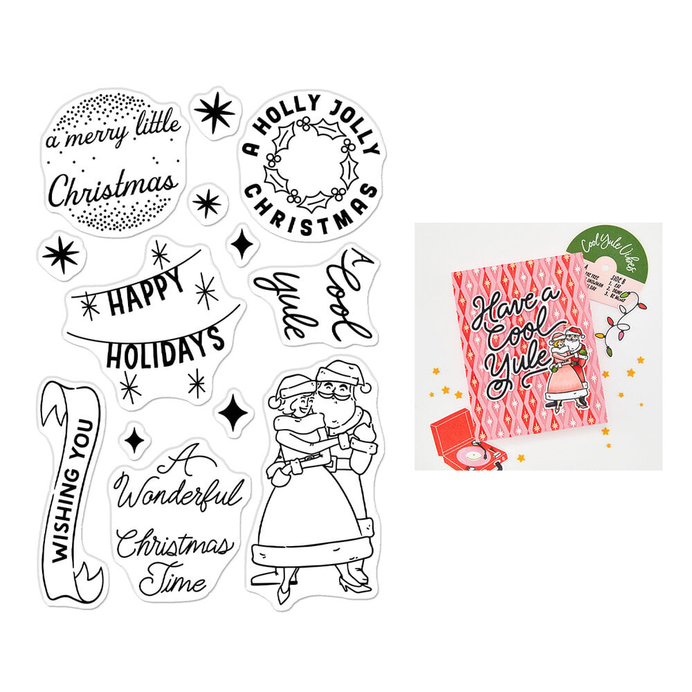 Hero Arts Vintage Vinyl Stamp Set Wishing You (CM829)