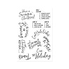 Hero Arts Vintage Vinyl Stamp Set Swingin' Christmas (CM830) Hero Arts Vintage Vinyl Stamp Set Swingin' Christmas (CM830)