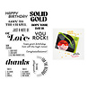Hero Arts Vintage Vinyl Stamp Set Solid Gold (CM859) Hero Arts Vintage Vinyl Stamp Set Solid Gold (CM859)