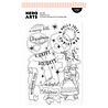 Hero Arts Vintage Vinyl Stamp & Cut Wishing You (DC336) Hero Arts Vintage Vinyl Stamp & Cut Wishing You (DC336)
