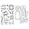 Hero Arts Vintage Vinyl Stamp & Cut Wishing You (DC336) Hero Arts Vintage Vinyl Stamp & Cut Wishing You (DC336)