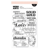 Hero Arts Vintage Vinyl Stamp & Cut Solid Gold (DC357)