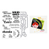 Hero Arts Vintage Vinyl Stamp & Cut Solid Gold (DC357) Hero Arts Vintage Vinyl Stamp & Cut Solid Gold (DC357)