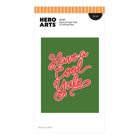 Hero Arts Vintage Vinyl Die Set Have a Cool Yule (DF267)