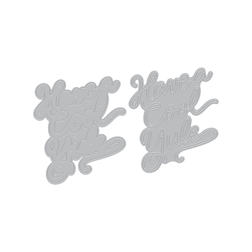 Hero Arts Vintage Vinyl Die Set Have a Cool Yule (DF267)