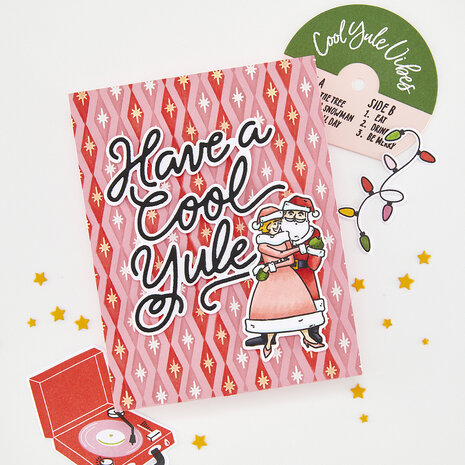 Hero Arts Vintage Vinyl Die Set Have a Cool Yule (DF267)