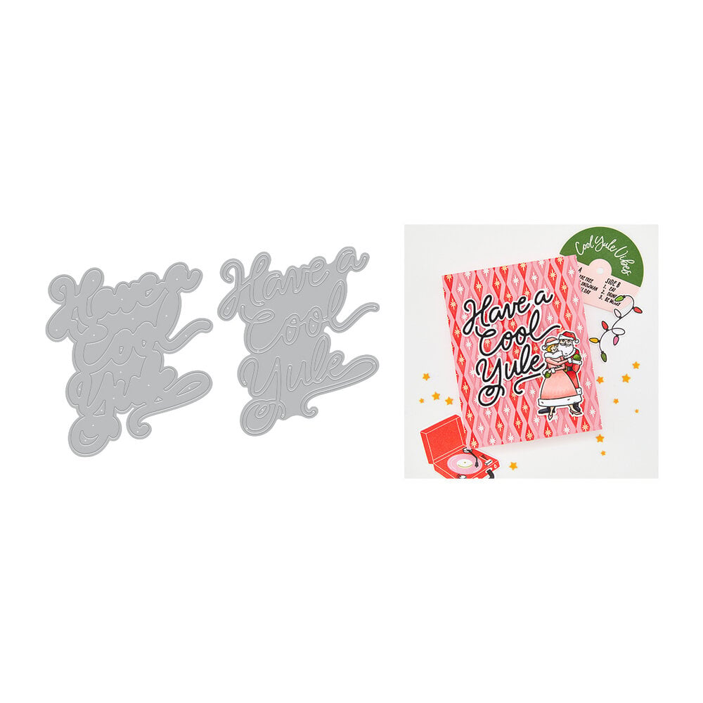 Hero Arts Vintage Vinyl Die Set Have a Cool Yule (DF267)