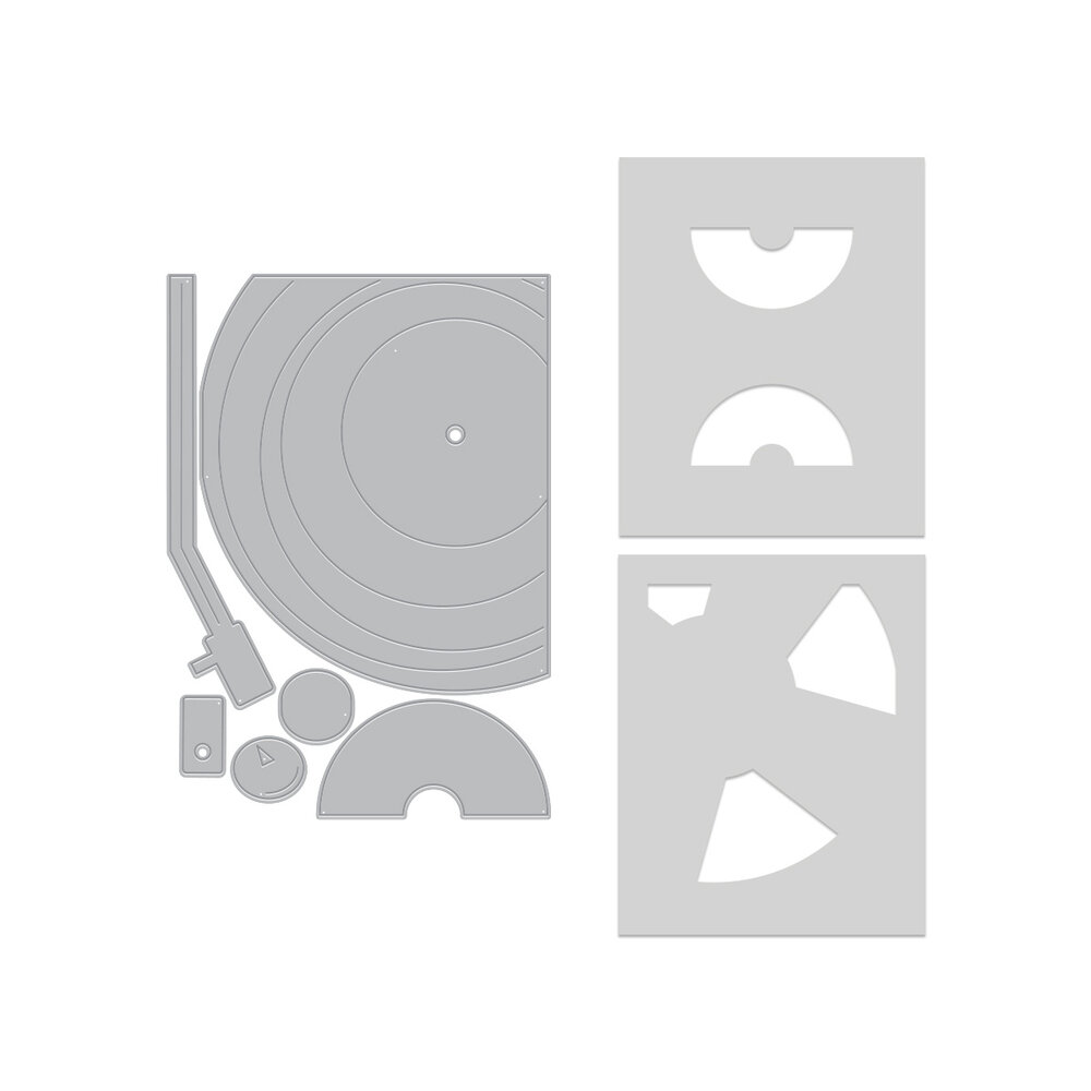 Hero Arts Vintage Vinyl Bundle Drop the Needle (WB1206)
