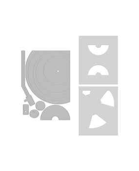 Hero Arts Vintage Vinyl Bundle Drop the Needle (WB1206)