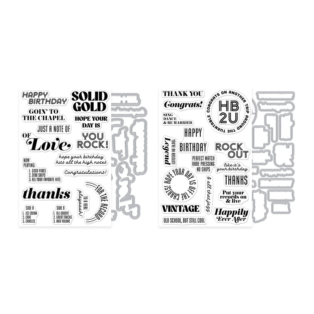 Hero Arts Vintage Vinyl Bundle (WB1205) Hero Arts Vintage Vinyl Bundle (WB1205)