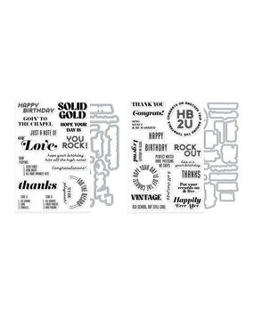 Hero Arts Vintage Vinyl Bundle (WB1205) Hero Arts Vintage Vinyl Bundle (WB1205)