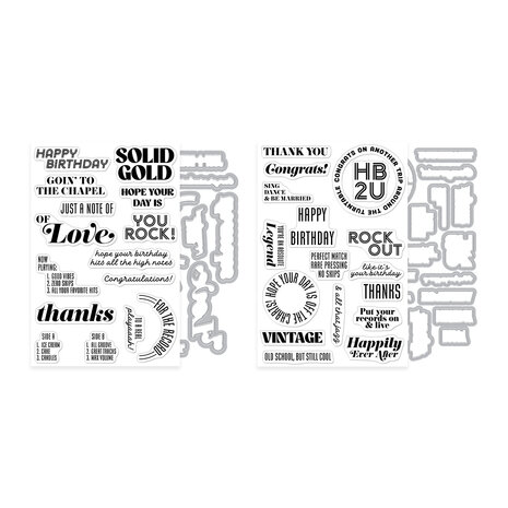 Hero Arts Vintage Vinyl Bundle (WB1205) Hero Arts Vintage Vinyl Bundle (WB1205)