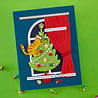 Spellbinders Yana's Christmas Cats Etched Dies Window View by Yana Smakula (S5-761)