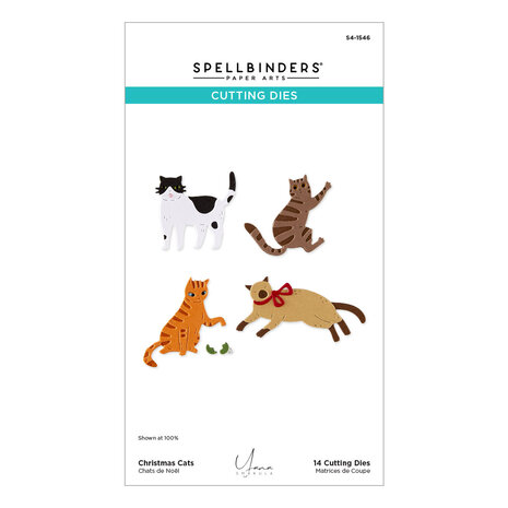 Spellbinders Yana's Christmas Cats Etched Dies by Yana Smakula (S4-1546) Spellbinders Yana's Christmas Cats Etched Dies by Yana Smakula (S4-1546)