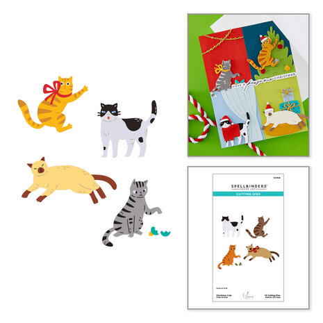 Spellbinders Yana's Christmas Cats Etched Dies by Yana Smakula (S4-1546) Spellbinders Yana's Christmas Cats Etched Dies by Yana Smakula (S4-1546)