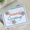 Spellbinders Upright Italic Holiday Sentiments Press + Foil Plate Season's Greetings by Paul Antonio (BP-371) Spellbinders Upright Italic Holiday Sentiments Press + Foil Plate Season's Greetings by Paul Antonio (BP-371)