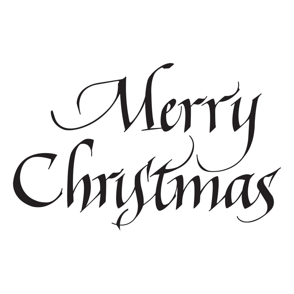 Spellbinders Upright Italic Holiday Sentiments Press + Foil Plate Merry Christmas by Paul Antonio (BP-370) Spellbinders Upright Italic Holiday Sentiments Press + Foil Plate Merry Christmas by Paul Antonio (BP-370)
