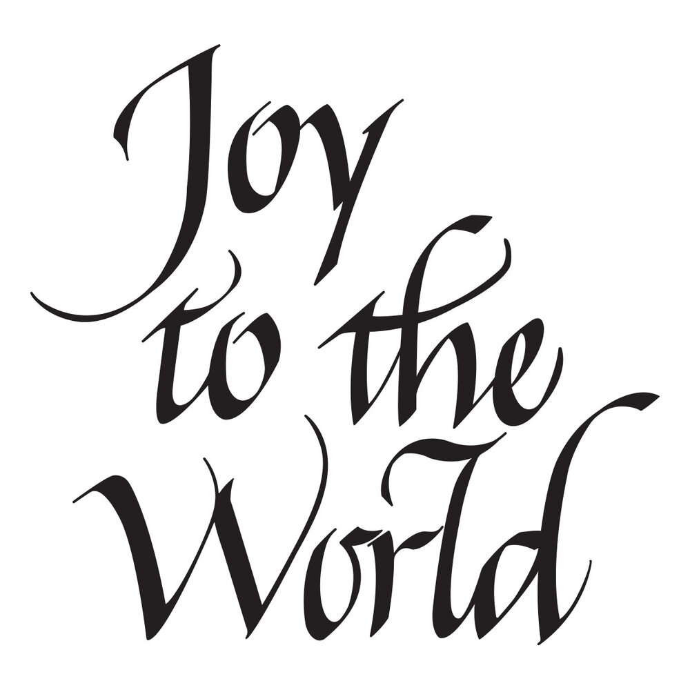Spellbinders Upright Italic Holiday Sentiments Press + Foil Plate Joy to the World by Paul Antonio (BP-369) Spellbinders Upright Italic Holiday Sentiments Press + Foil Plate Joy to the World by Paul Antonio (BP-369)