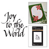 Spellbinders Upright Italic Holiday Sentiments Press + Foil Plate Joy to the World by Paul Antonio (BP-369) Spellbinders Upright Italic Holiday Sentiments Press + Foil Plate Joy to the World by Paul Antonio (BP-369)