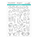 Spellbinders Storybook Illustrations Clear Stamp Set Illustrated Boys & Girls by Josh Griffiths (STP-285)