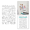 Spellbinders Storybook Illustrations Clear Stamp Set Illustrated Boys & Girls by Josh Griffiths (STP-285) Spellbinders Storybook Illustrations Clear Stamp Set Illustrated Boys & Girls by Josh Griffiths (STP-285)