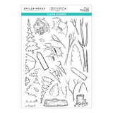 Spellbinders Storybook Illustrations Clear Stamp Set Into the Wild by Josh Griffiths (STP-287)