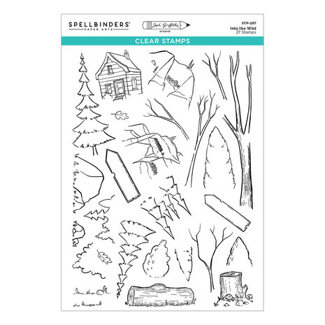 Spellbinders Storybook Illustrations Clear Stamp Set Into the Wild by Josh Griffiths (STP-287) Spellbinders Storybook Illustrations Clear Stamp Set Into the Wild by Josh Griffiths (STP-287)