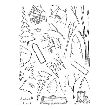 Spellbinders Storybook Illustrations Clear Stamp Set Into the Wild by Josh Griffiths (STP-287) Spellbinders Storybook Illustrations Clear Stamp Set Into the Wild by Josh Griffiths (STP-287)