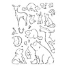 Spellbinders Storybook Illustrations Clear Stamp Set Wild Friends by Josh Griffiths (STP-286) Spellbinders Storybook Illustrations Clear Stamp Set Wild Friends by Josh Griffiths (STP-286)