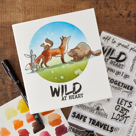 Spellbinders Storybook Illustrations Clear Stamp Set Words for the Wild by Josh Griffiths (STP-288) Spellbinders Storybook Illustrations Clear Stamp Set Words for the Wild by Josh Griffiths (STP-288)