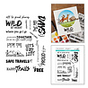 Spellbinders Storybook Illustrations Clear Stamp Set Words for the Wild by Josh Griffiths (STP-288) Spellbinders Storybook Illustrations Clear Stamp Set Words for the Wild by Josh Griffiths (STP-288)