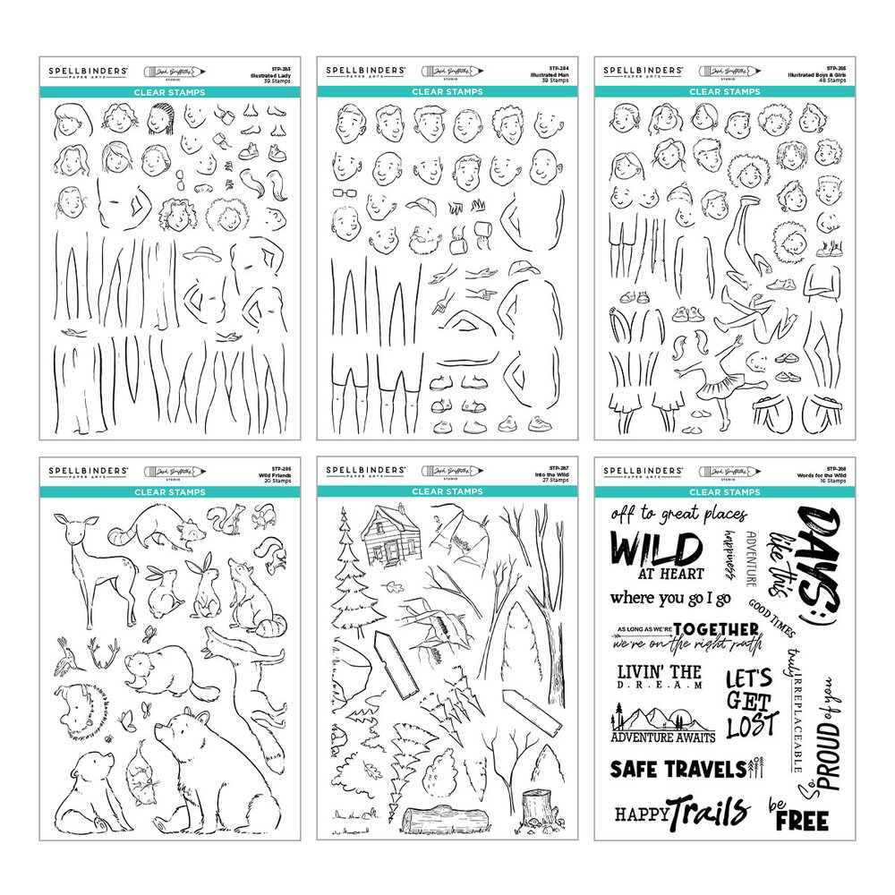 Spellbinders Storybook Illustrations I Want It All! Bundle by Josh Griffiths (BD-1130) Spellbinders Storybook Illustrations I Want It All! Bundle by Josh Griffiths (BD-1130)