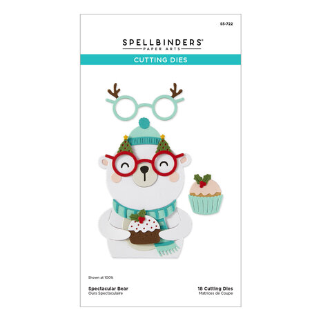Spellbinders Spectacular Christmas Etched Dies Bear (S5-722) Spellbinders Spectacular Christmas Etched Dies Bear (S5-722)