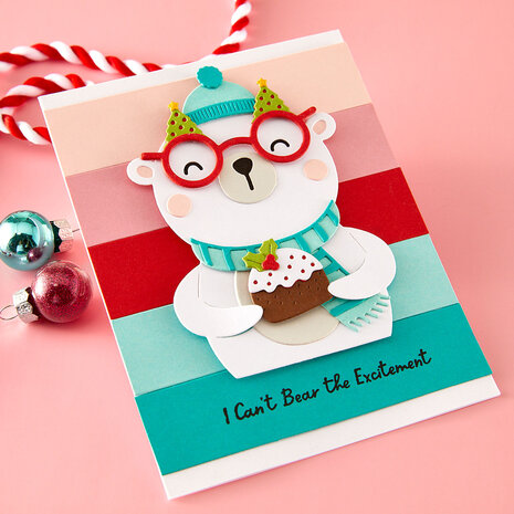 Spellbinders Spectacular Christmas Etched Dies Bear (S5-722) Spellbinders Spectacular Christmas Etched Dies Bear (S5-722)
