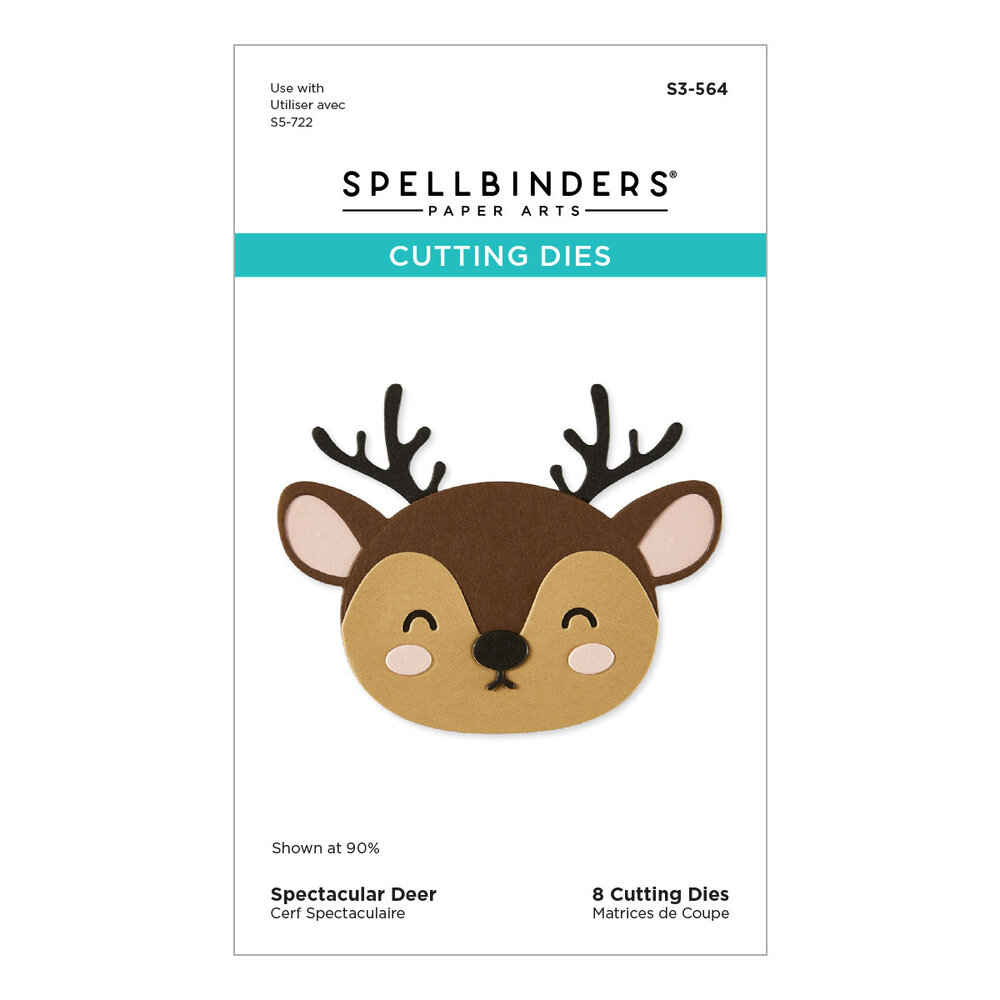 Spellbinders Spectacular Christmas Etched Dies Deer (S3-564) Spellbinders Spectacular Christmas Etched Dies Deer (S3-564)