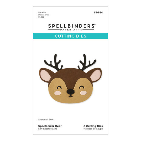 Spellbinders Spectacular Christmas Etched Dies Deer (S3-564) Spellbinders Spectacular Christmas Etched Dies Deer (S3-564)