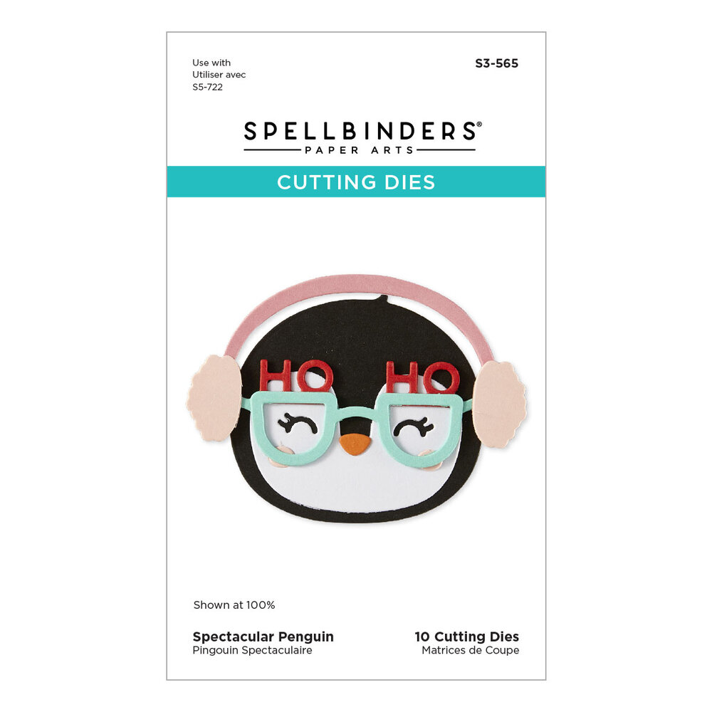 Spellbinders Spectacular Christmas Etched Dies Penguin (S3-565)