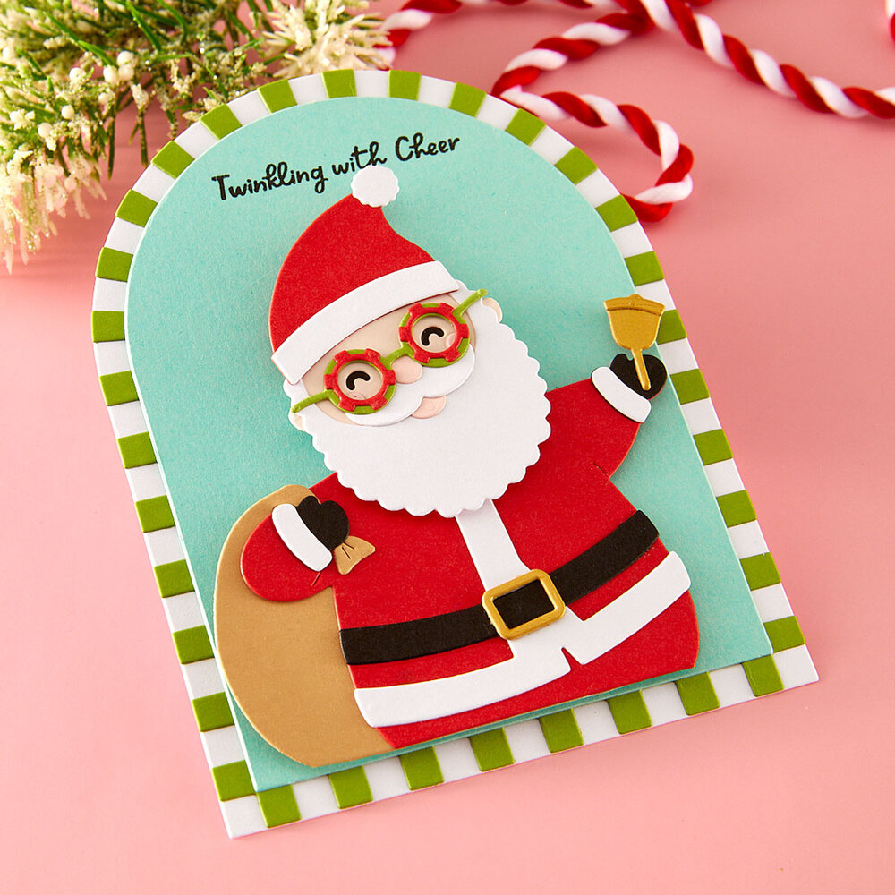 Spellbinders Spectacular Christmas Etched Dies Santa (S5-723) Spellbinders Spectacular Christmas Etched Dies Santa (S5-723)