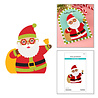 Spellbinders Spectacular Christmas Etched Dies Santa (S5-723) Spellbinders Spectacular Christmas Etched Dies Santa (S5-723)
