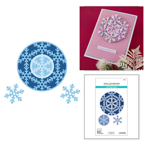 Spellbinders Snowflake Kisses Etched Dies Snowflake Wreath by Lisa Horton (S5-763) Spellbinders Snowflake Kisses Etched Dies Snowflake Wreath by Lisa Horton (S5-763)