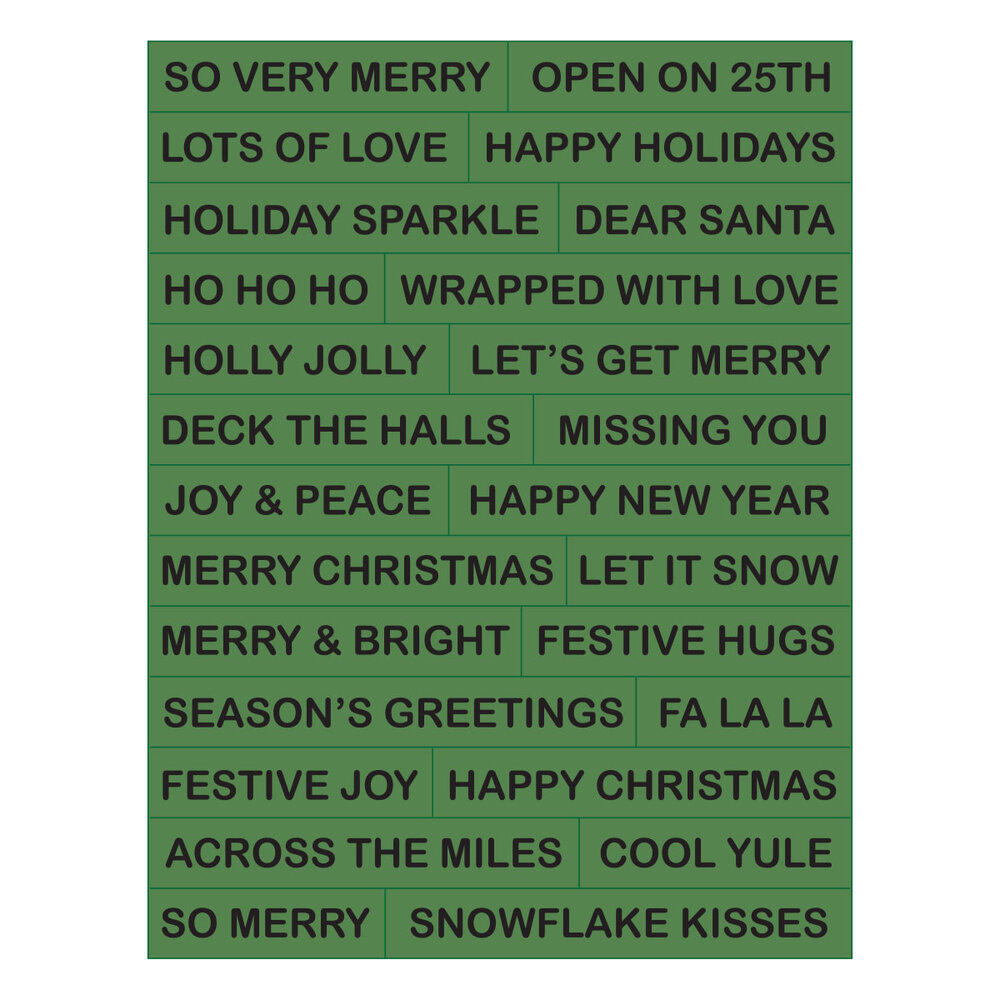 Spellbinders Snowflake Kisses Press + Foil Plate & Die Set Sentiments by Lisa Horton (BP-377) Spellbinders Snowflake Kisses Press + Foil Plate & Die Set Sentiments by Lisa Horton (BP-377)
