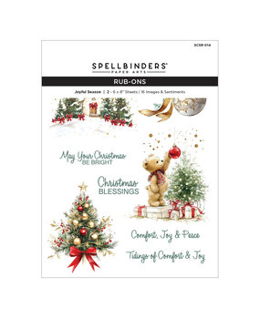 Spellbinders Simply Made Rub-Ons Joyful Season (SCSR-014)