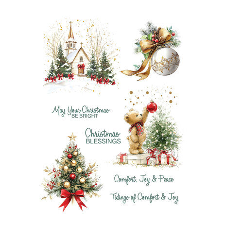 Spellbinders Simply Made Rub-Ons Joyful Season (SCSR-014)