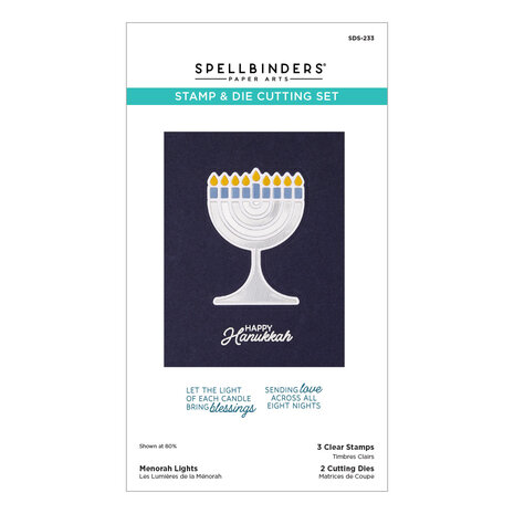 Spellbinders Menorah Lights Stamp & Die Set (SDS-233) Spellbinders Menorah Lights Stamp & Die Set (SDS-233)